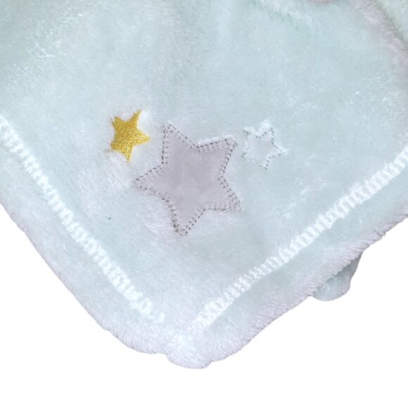 Baby Gear Elephant Stars Soft Fleece Baby Lovey Security Blanket 15" X 14" - Picture 3 of 5